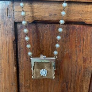 Vintage Doll Purse Necklace